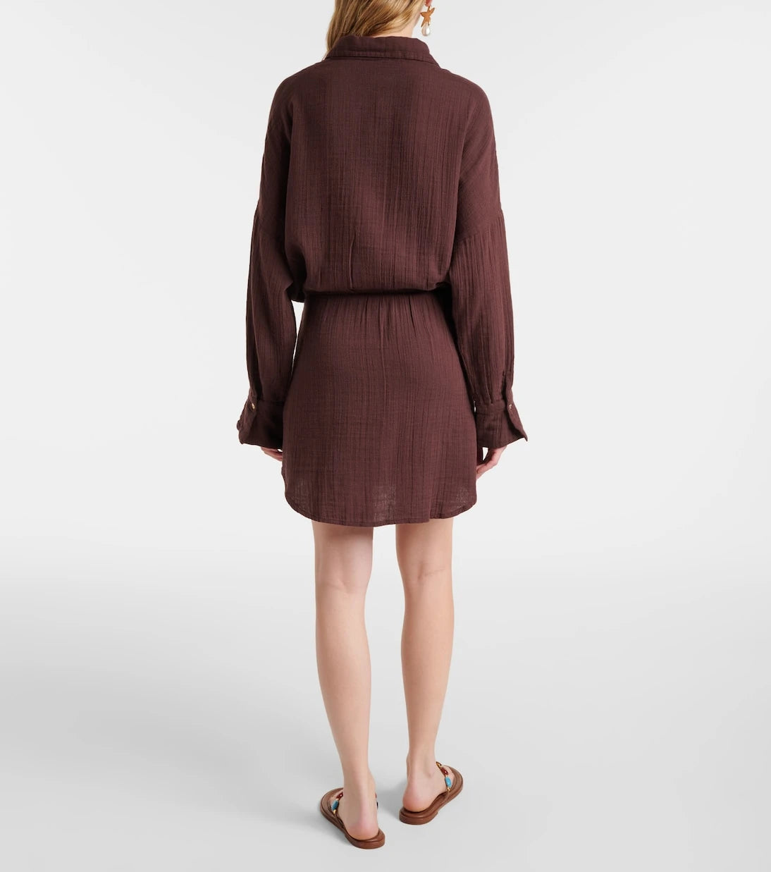 Melissa Odabash - Sara cotton shirt dress