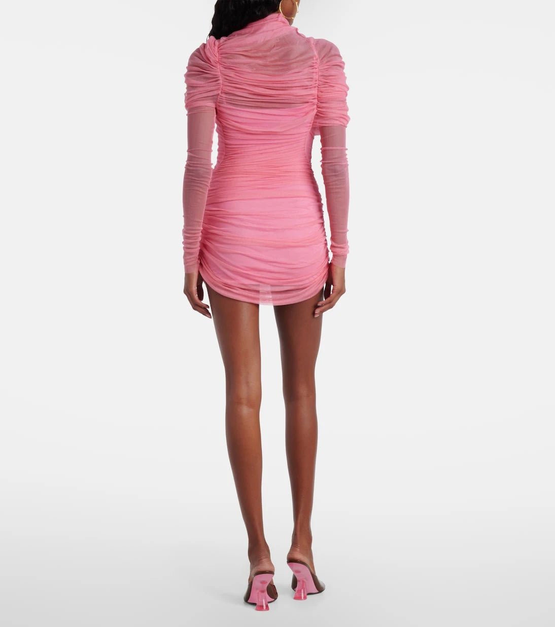 Christopher Esber - Christo ruched sheer silk minidress