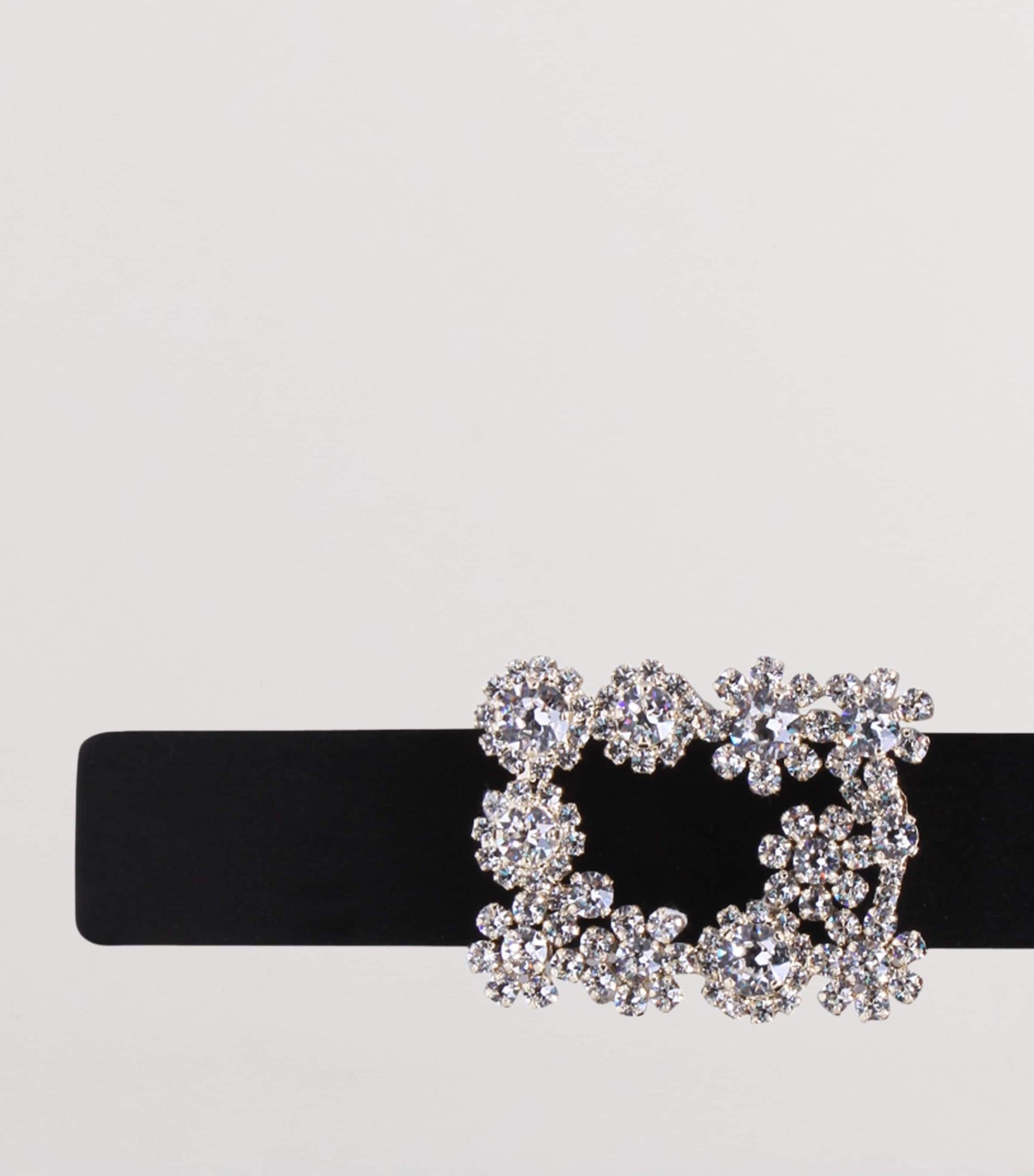 Black Satin Efflorescence Belt