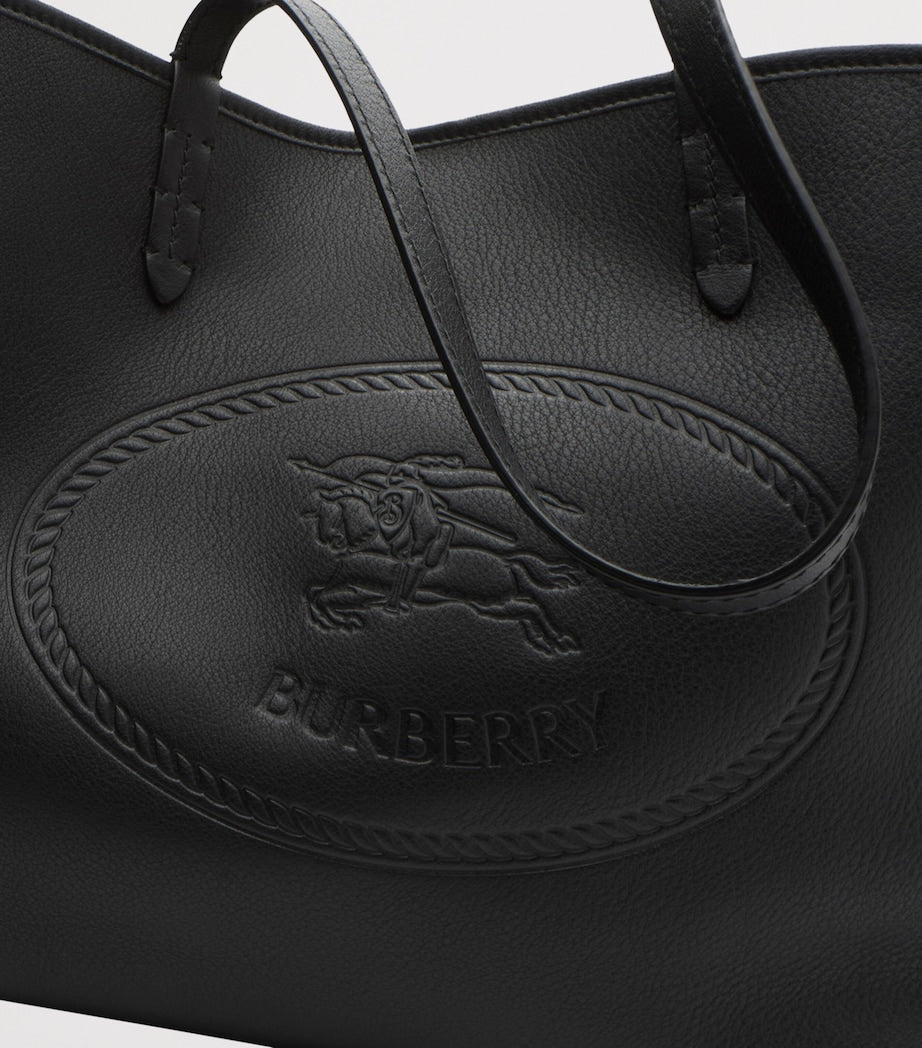 Burberry Black Leather Highlands Tote Bag