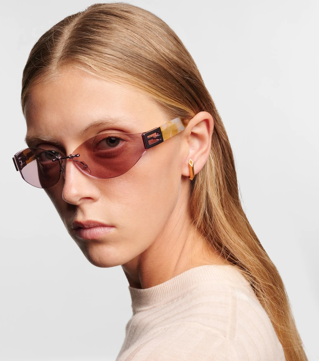 Fendi - Baguette cat-eye sunglasses