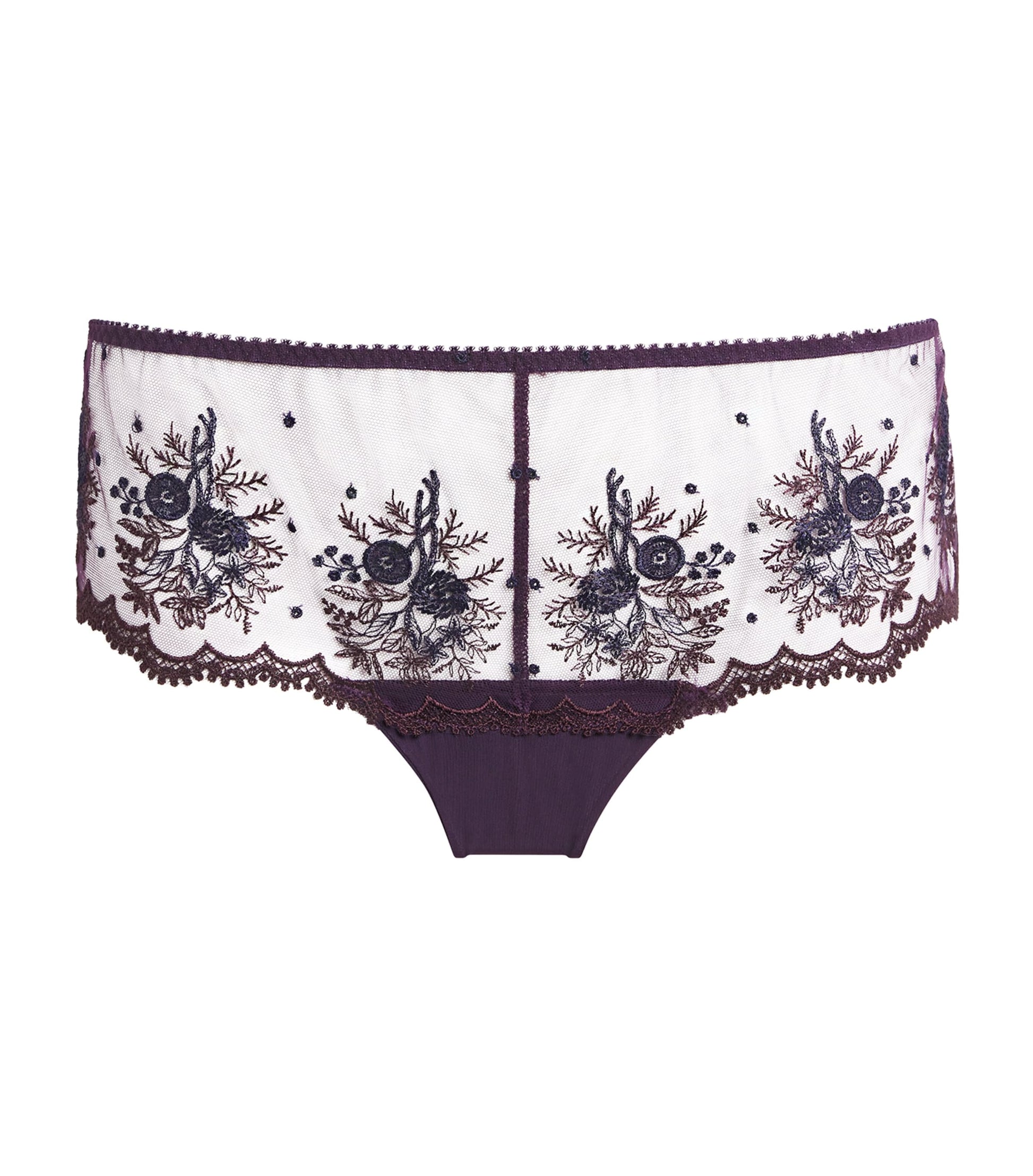 Simone Perele Purple Shorty Intrigue Briefs