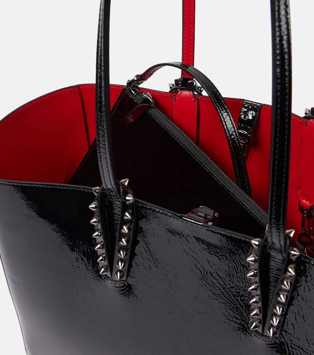 Christian Louboutin - Cabata Small patent leather tote bag