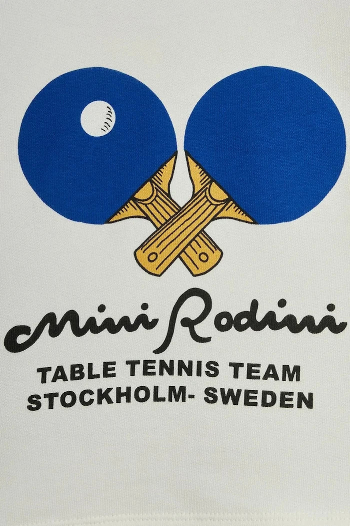 Mini Rodini суичър за деца от памук Table tennis