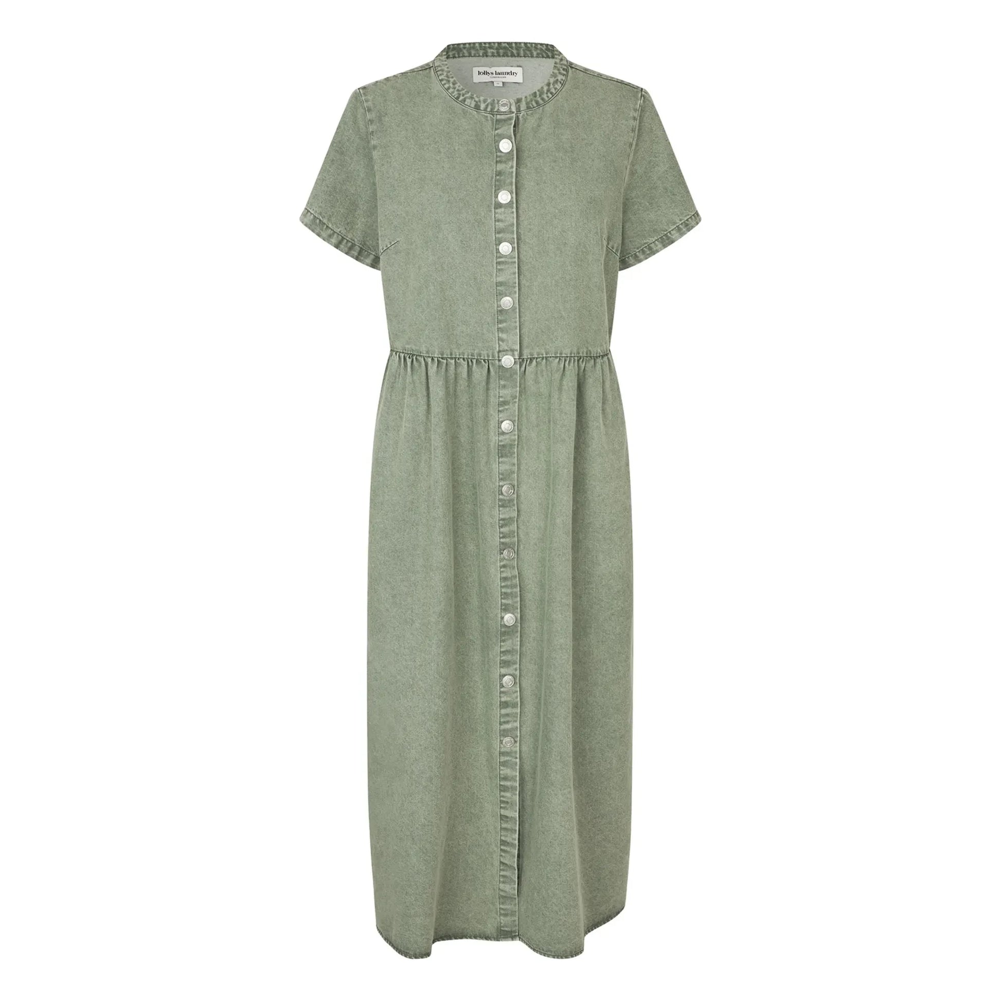 Lollys Laundry - Aliya Cotton Dress | Khaki