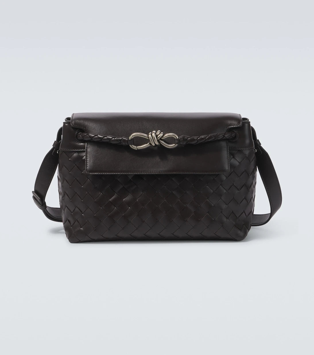 Bottega Veneta - Andiamo Knot Small leather messenger bag