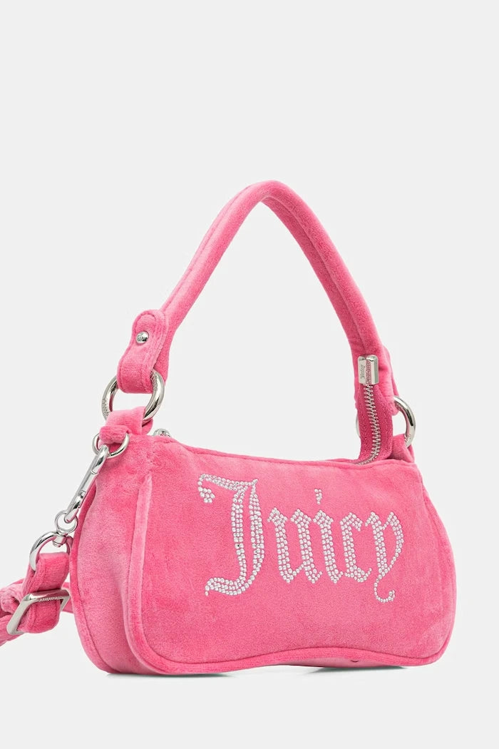 Juicy Couture kadın kadife crossbody çanta Kimberly