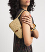 Brown Le 5 à 7 Raffia Shoulder Bag
