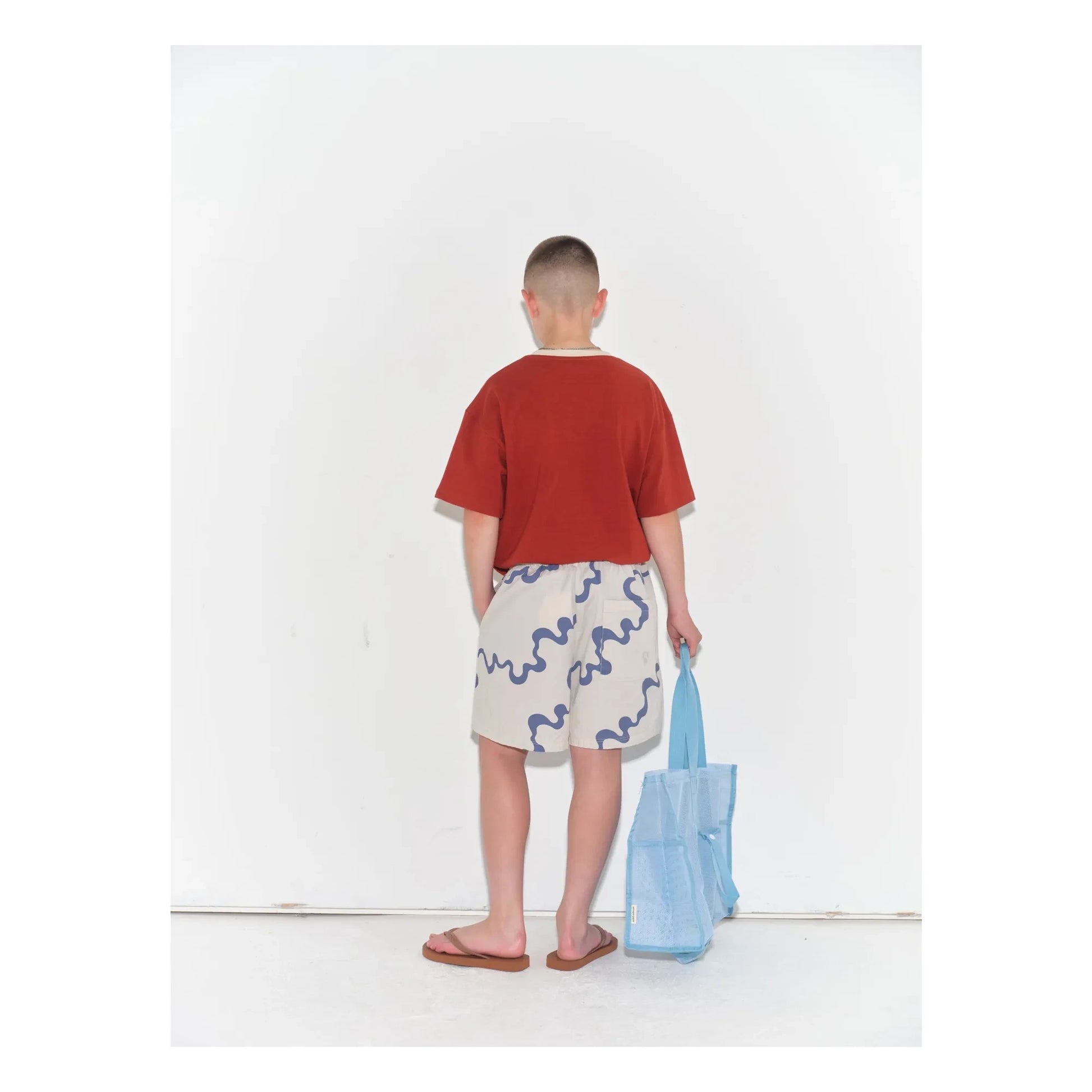 Main Story - Abstract Jogger Shorts Organic Cotton | Ecru