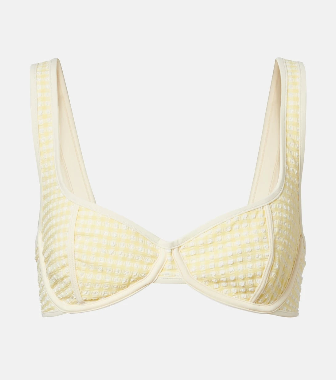 Montce - Romy gingham bikini top