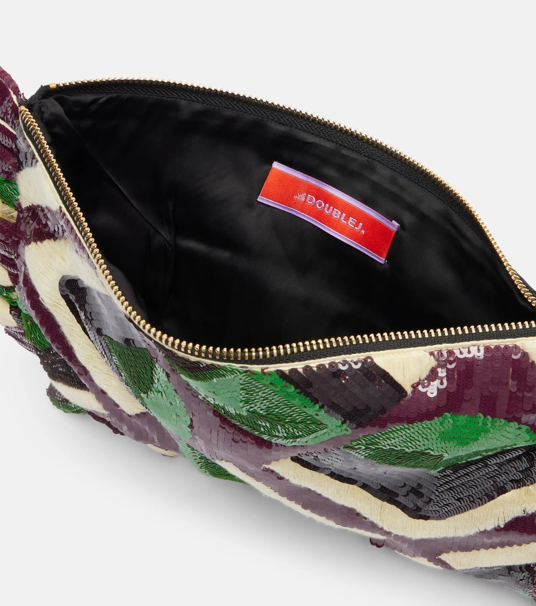 La DoubleJ - Sequined clutch