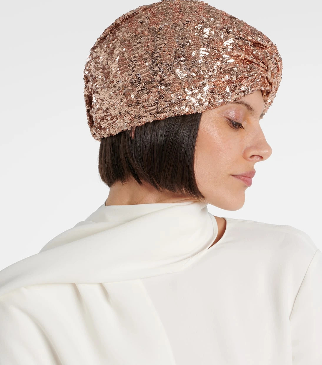 Valentino - VLogo sequined head wrap