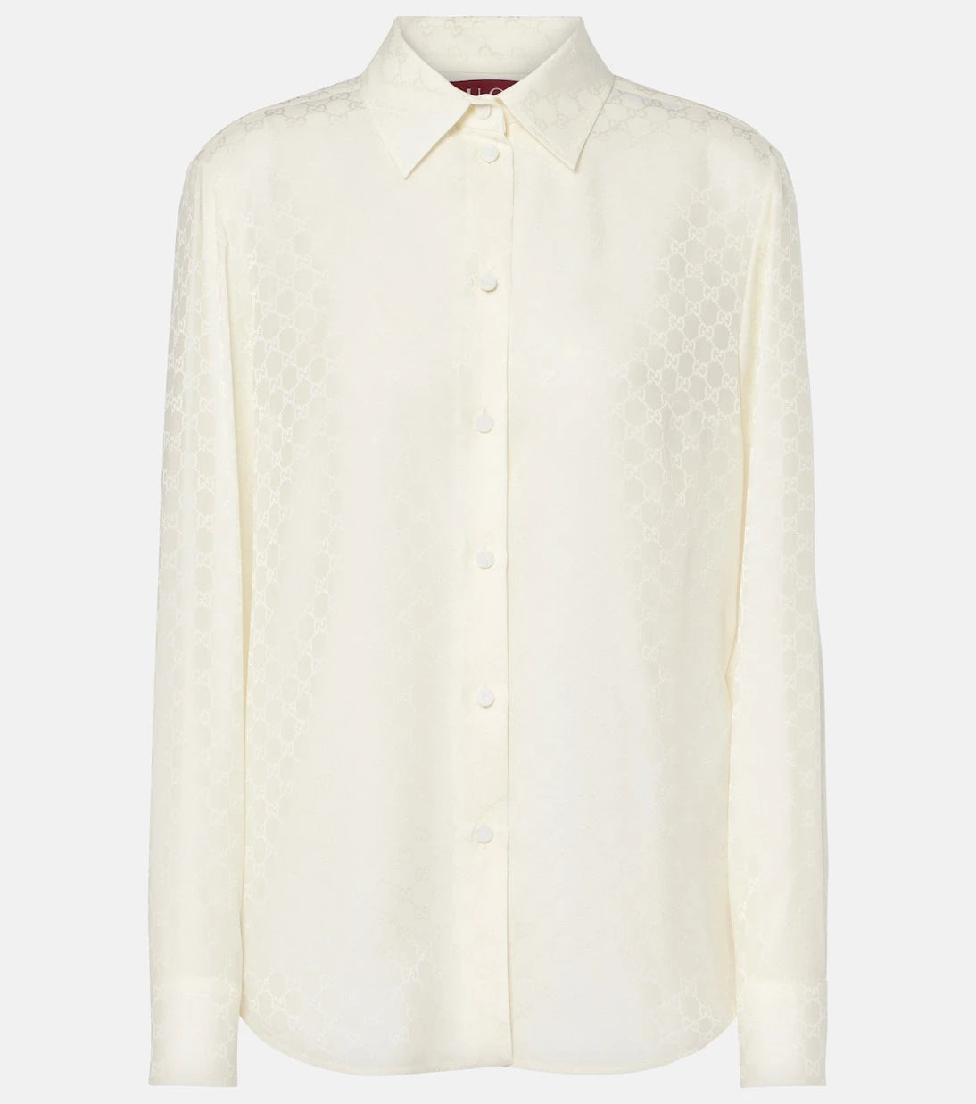 Gucci - GG silk crêpe shirt