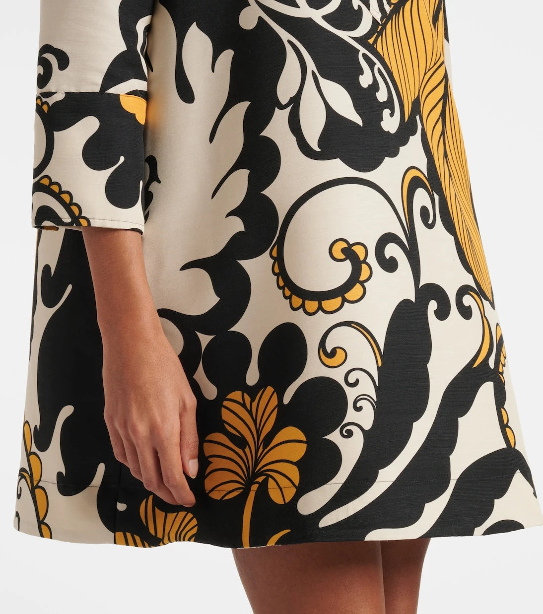 La DoubleJ - Artemis floral wool-blend minidress