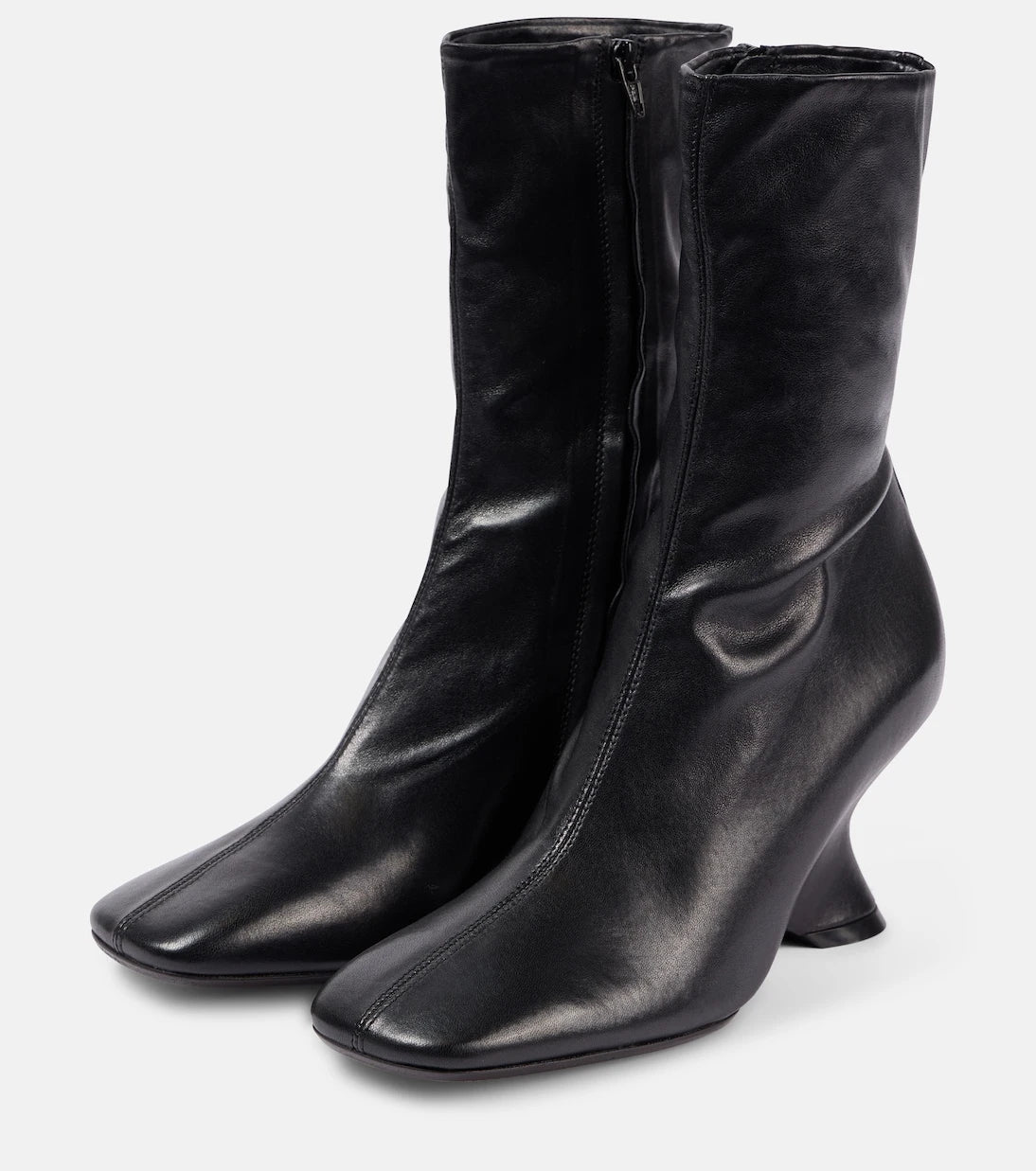 Dries Van Noten - Leather ankle boots