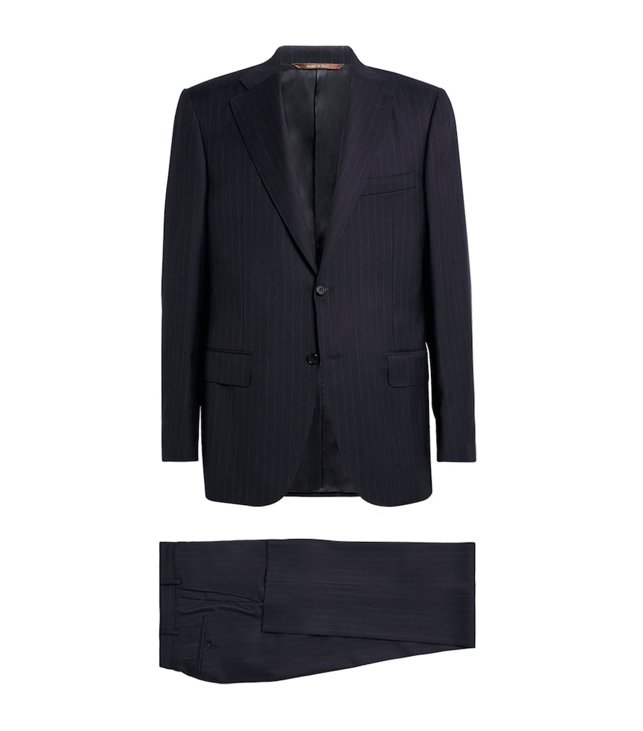 Canali Wool Pinstripe 2-Piece Suit