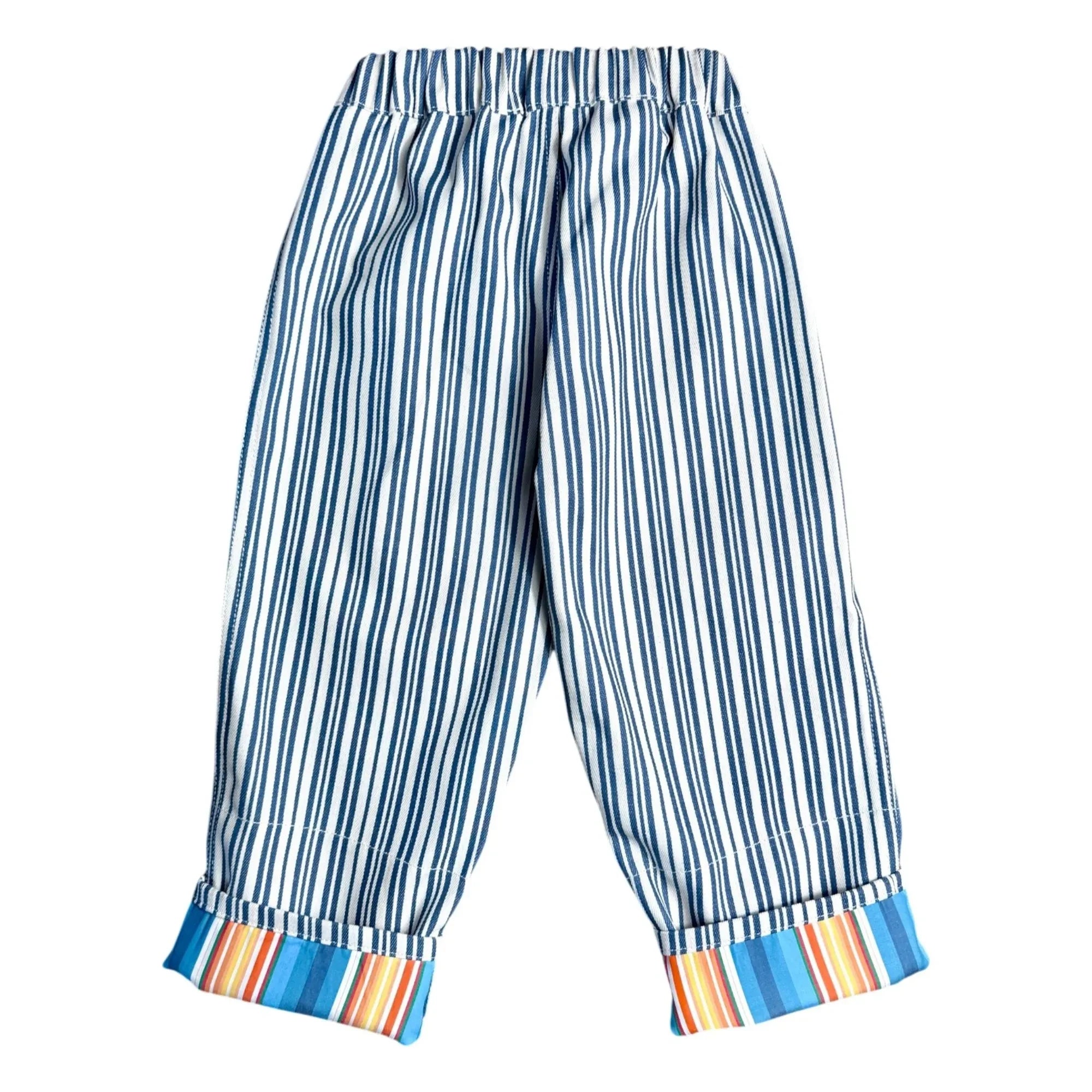 Club Trésor - Hickory Sunset Striped Evolving Pants | Blue