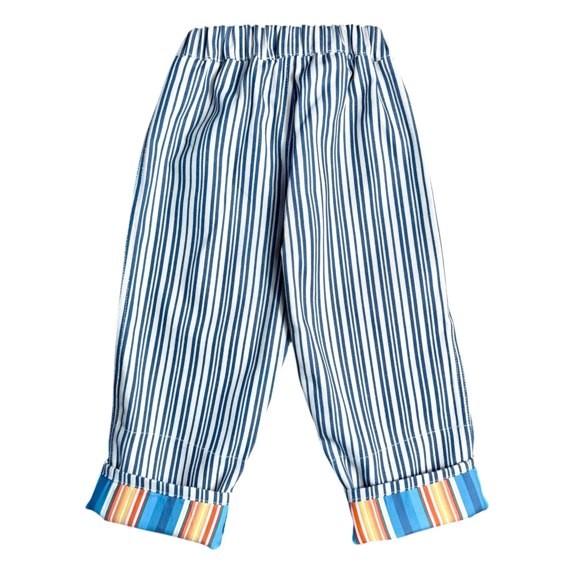 Club Trésor - Hickory Sunset Striped Evolving Pants | Blue