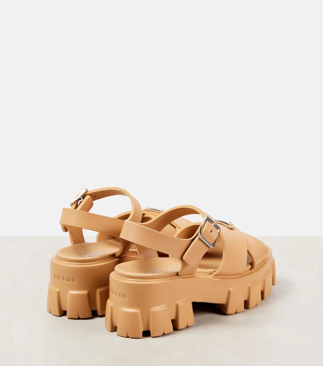 Prada - Monolith platform sandals