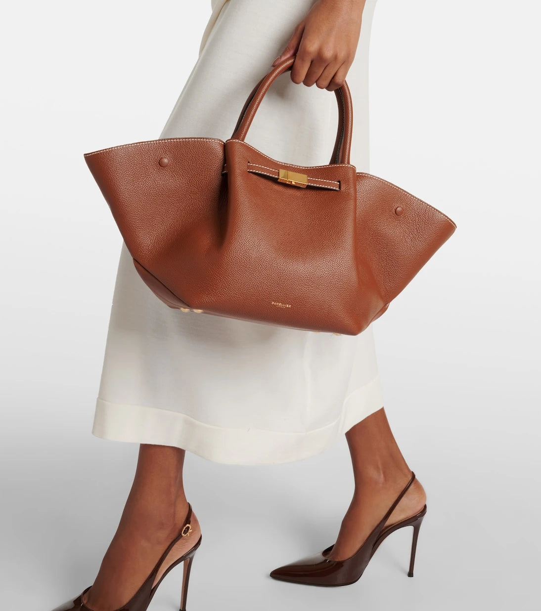 DeMellier - New York Midi leather tote bag