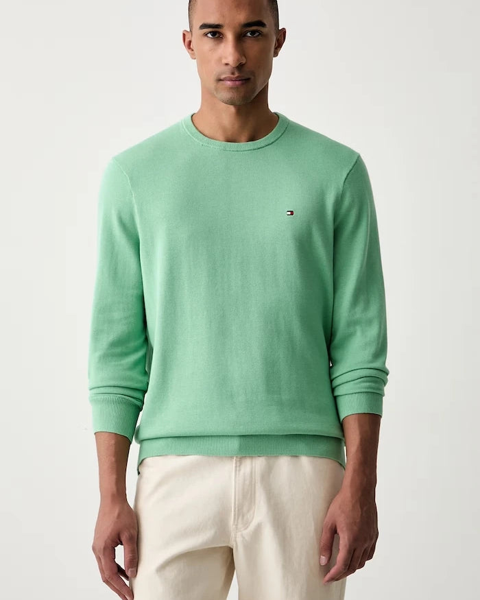 Tommy Hilfiger erkek pamuklu kazak
