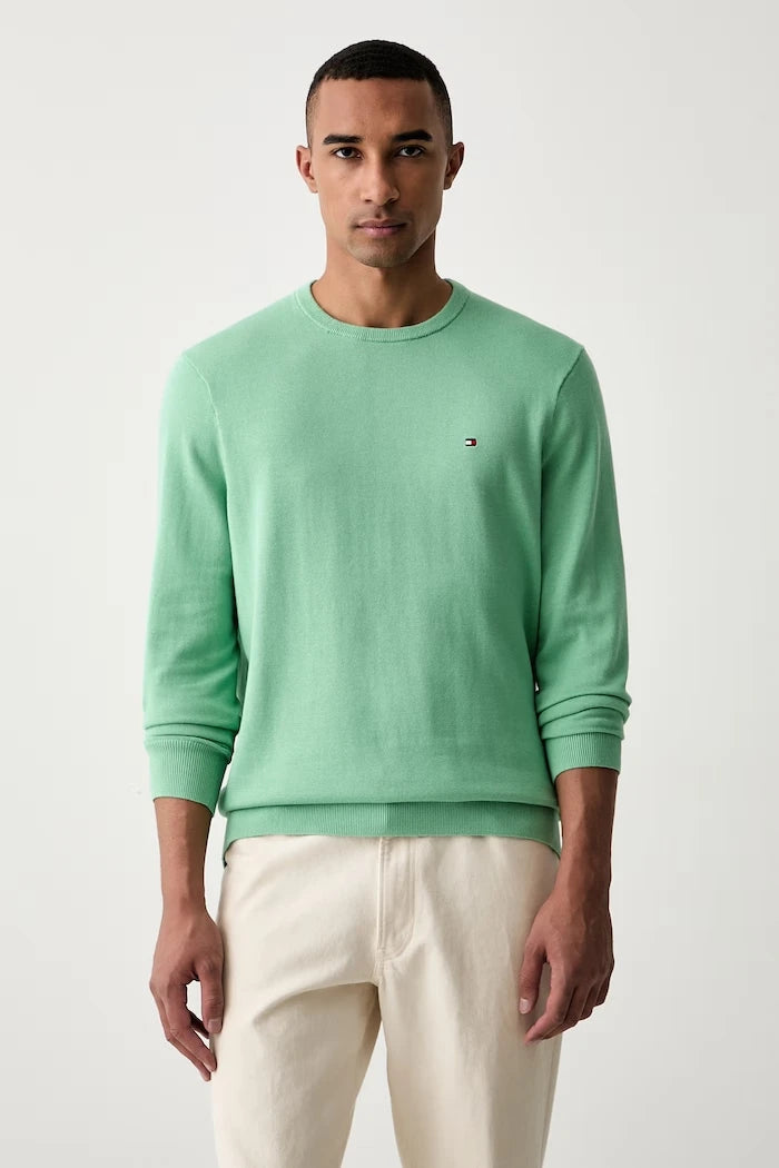 Tommy Hilfiger erkek pamuklu kazak