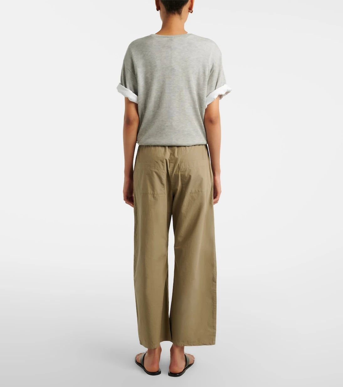Leset - Kyoto cotton wide-leg pants