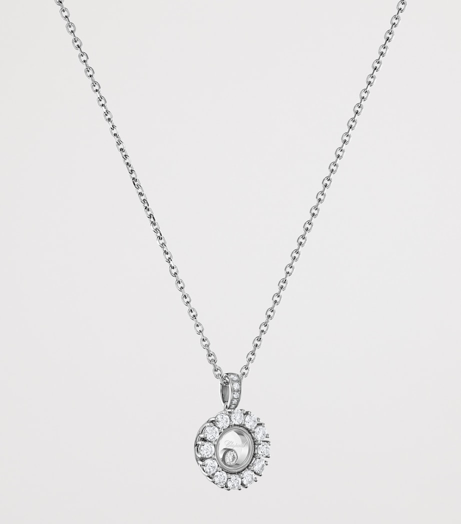 White Gold and Diamond Happy Diamonds Icons Joaillerie Necklace