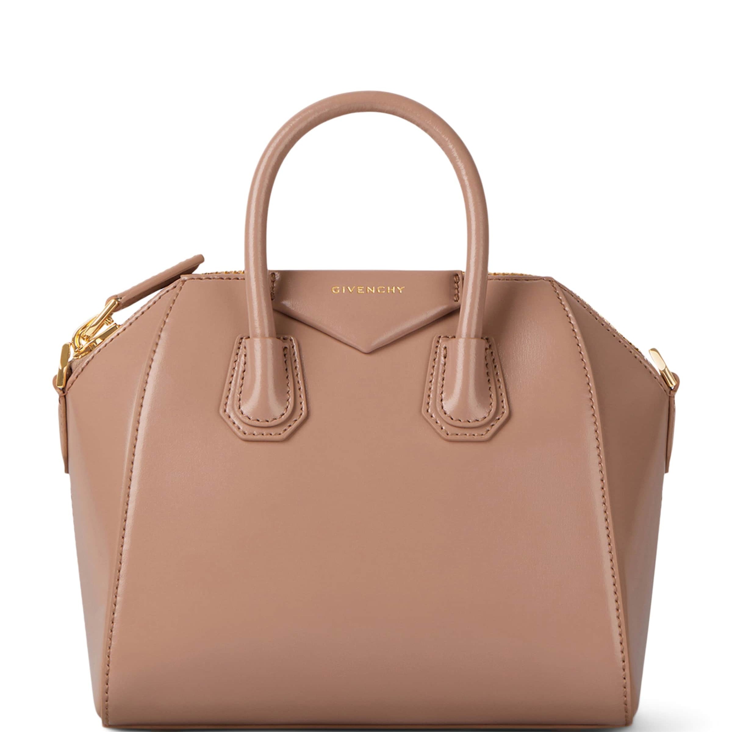Mini Leather Antigona Top-Handle Bag