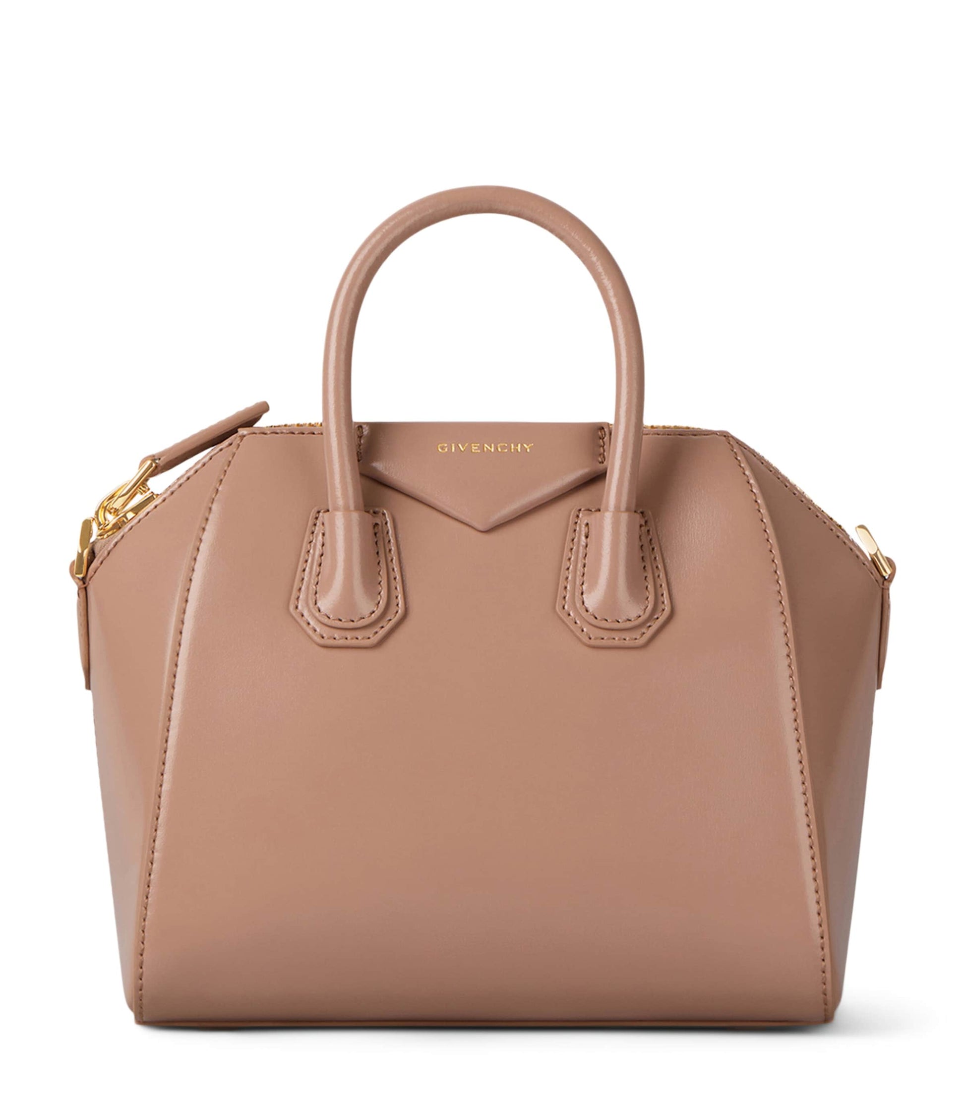 Mini Leather Antigona Top-Handle Bag