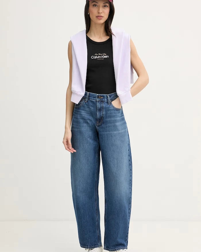 Calvin Klein Jeans дънки barrel дамски