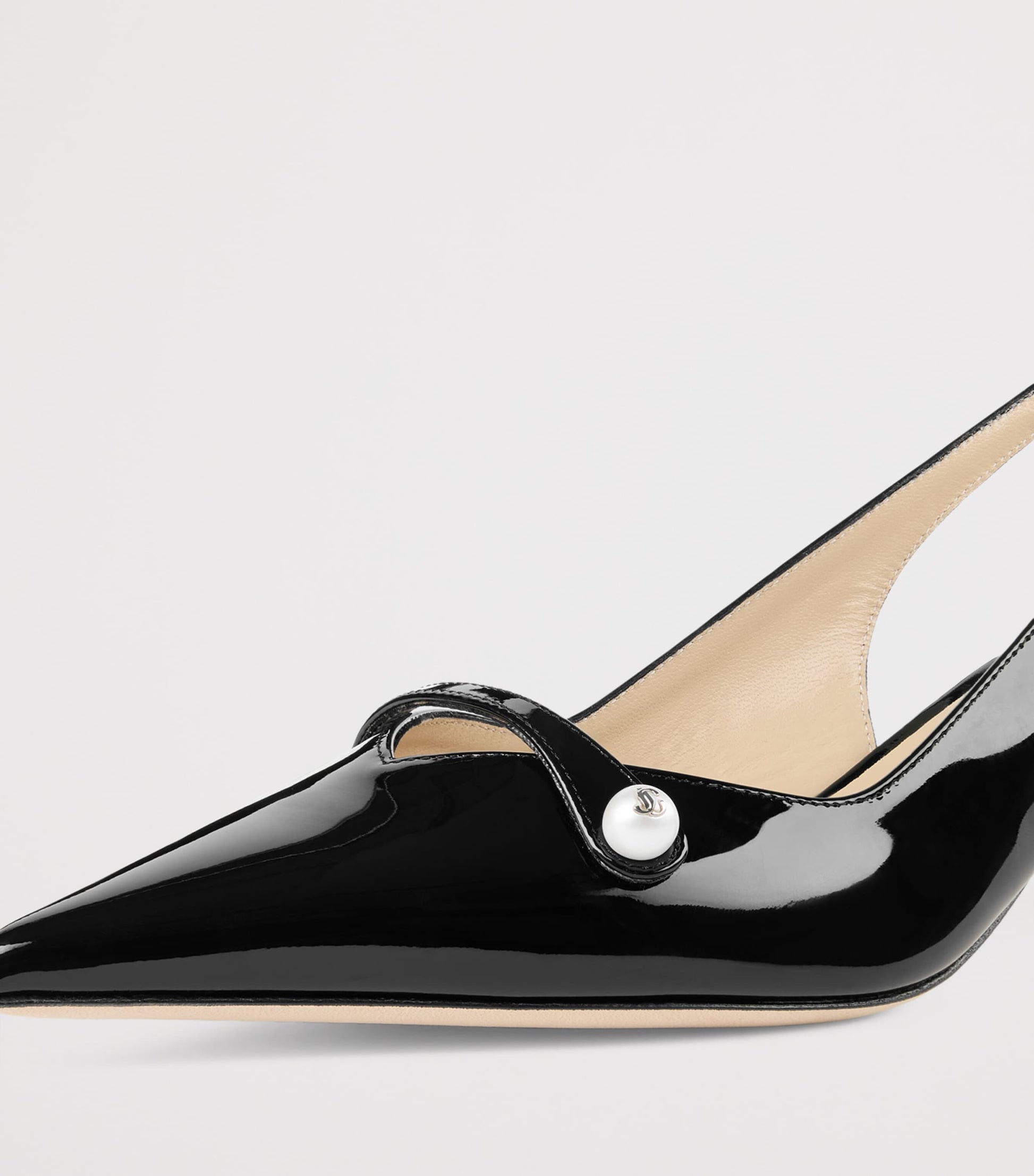 Amita 45 Leather Slingback Pumps