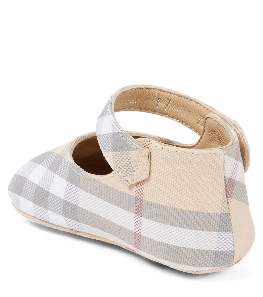 Burberry Kids - حذاء باليه Baby Burberry Check المسطح