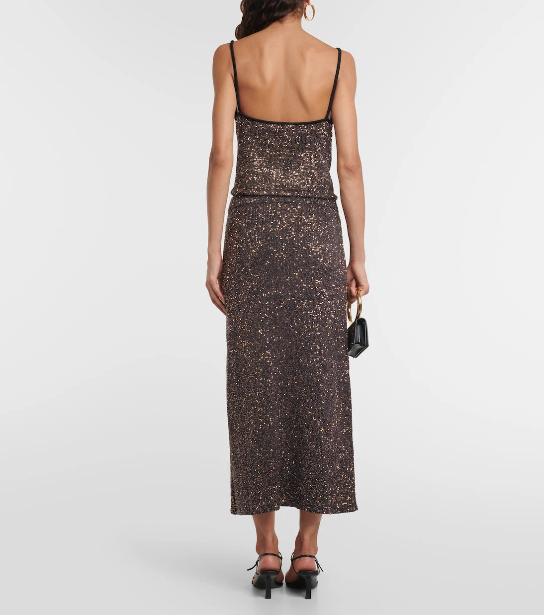 Altuzarra - Diaplo metallic knit crop top