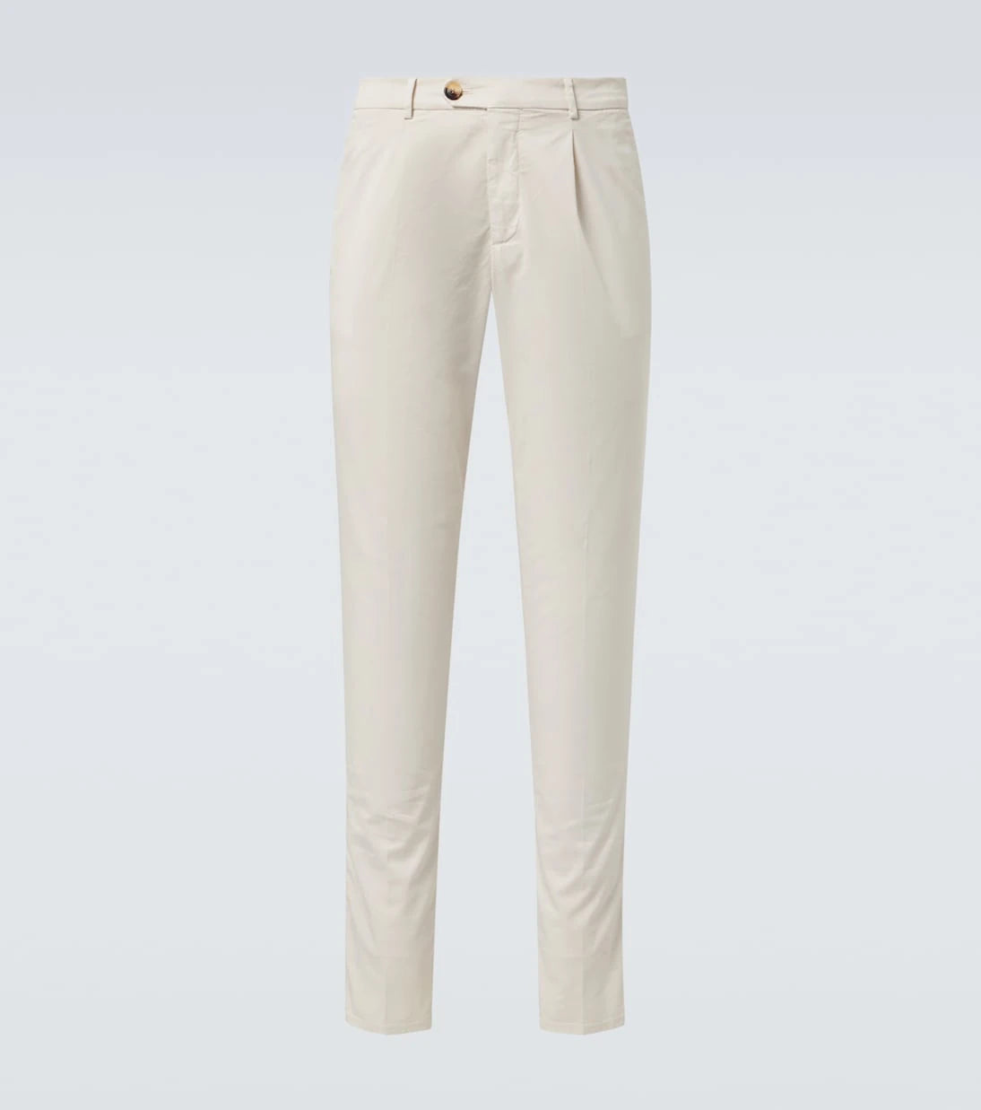 Brunello Cucinelli - Cotton-blend gabardine slim pants