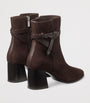 Jimmy Choo Brown Lawton AB 65 Suede Heeled Boots