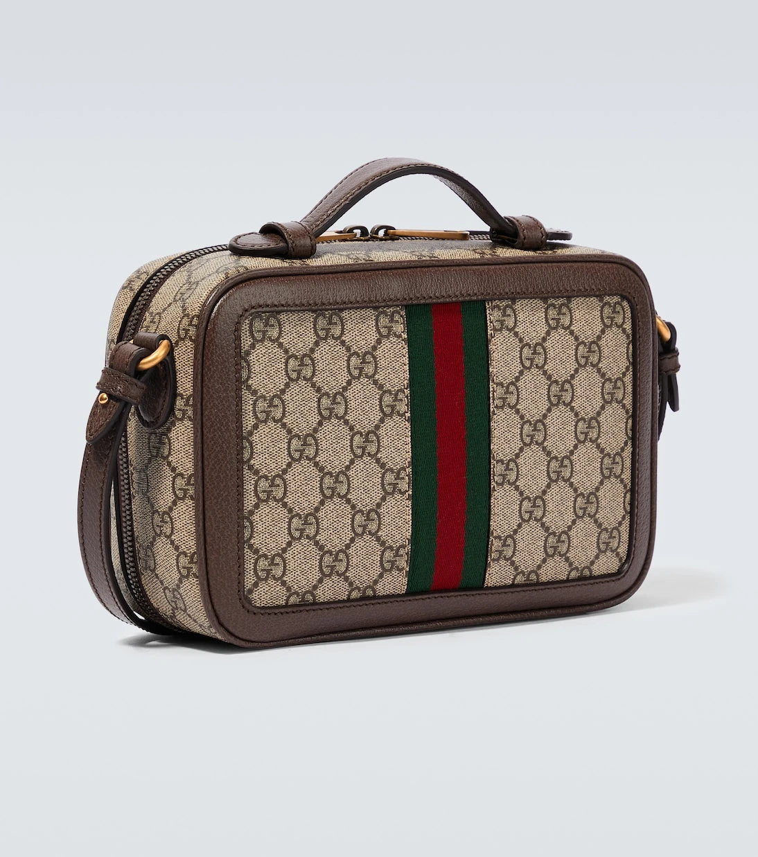 Gucci - حقيبة كتف Ophidia الصغيرة من الكانفاس