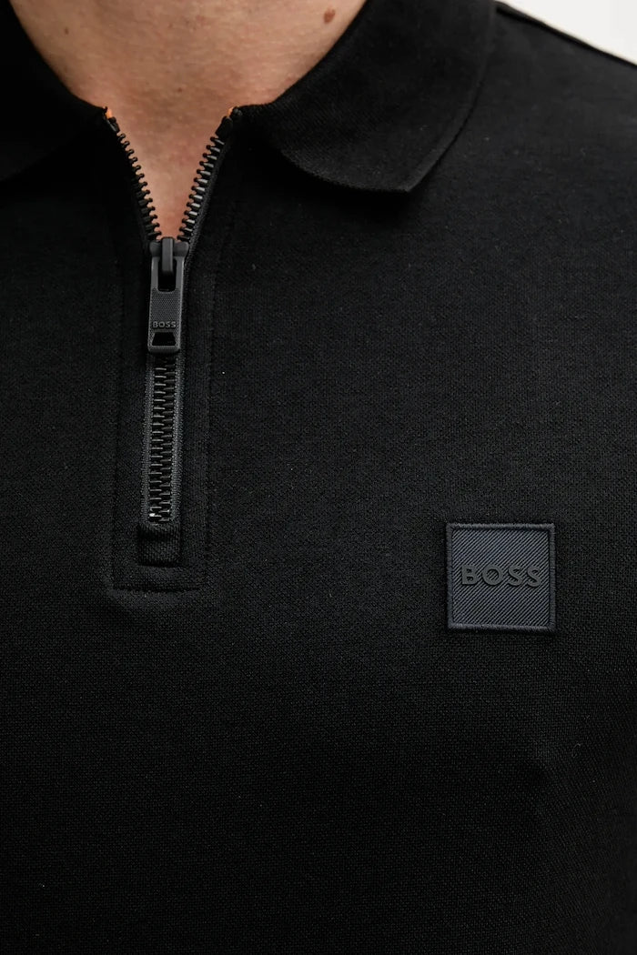 BOSS Orange pamuklu yakalı erkek tişört