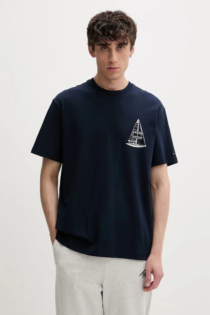 Tommy Jeans Erkek Pamuk Tişört