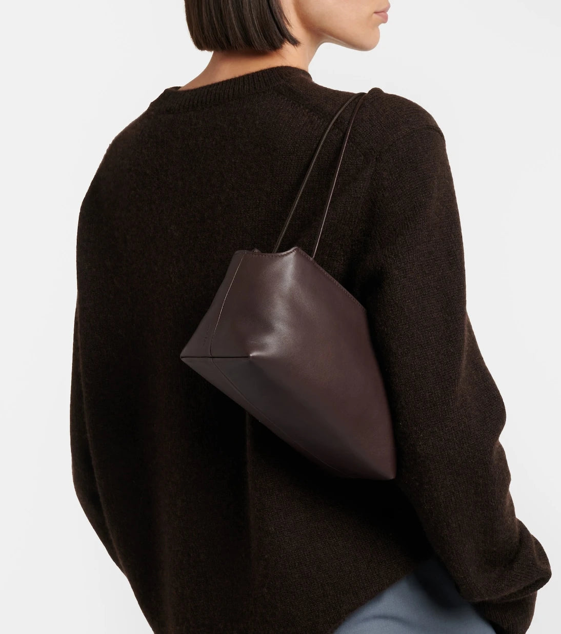 The Row - Terrasse To-Go leather shoulder bag