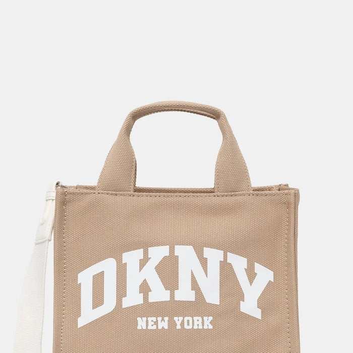 DKNY чанта crossbody дамска от памук
