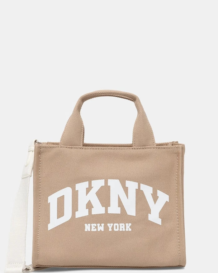 DKNY чанта crossbody дамска от памук