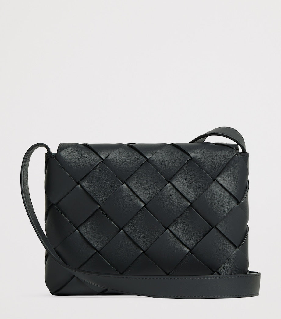 Bottega Veneta Leather Intreccio Diago Cross-Body Bag