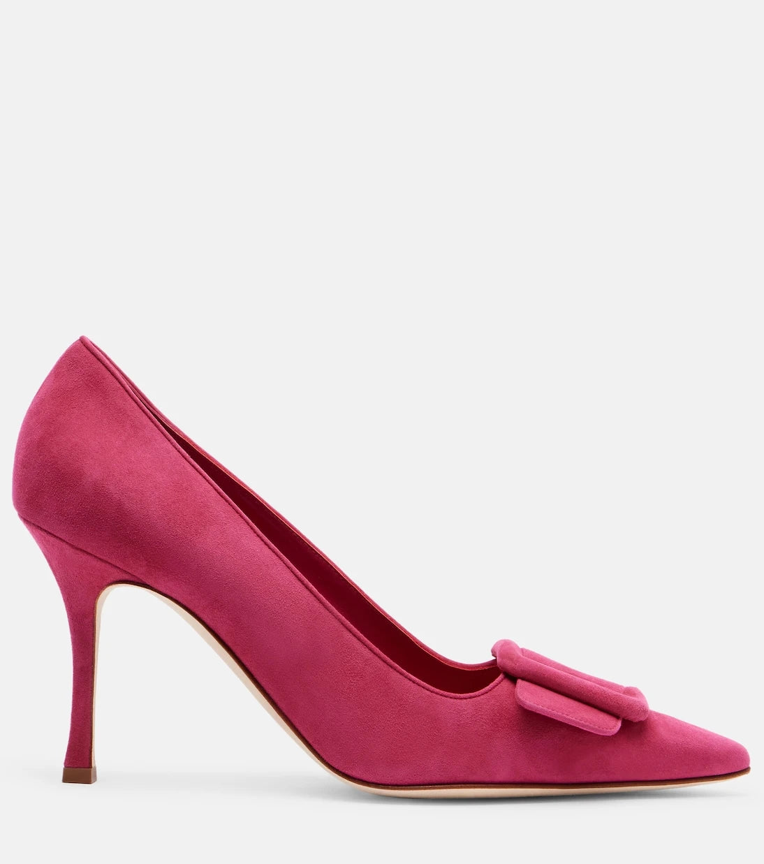 Manolo Blahnik - حذاء "ميسال" بكعب 90 من الشمواه