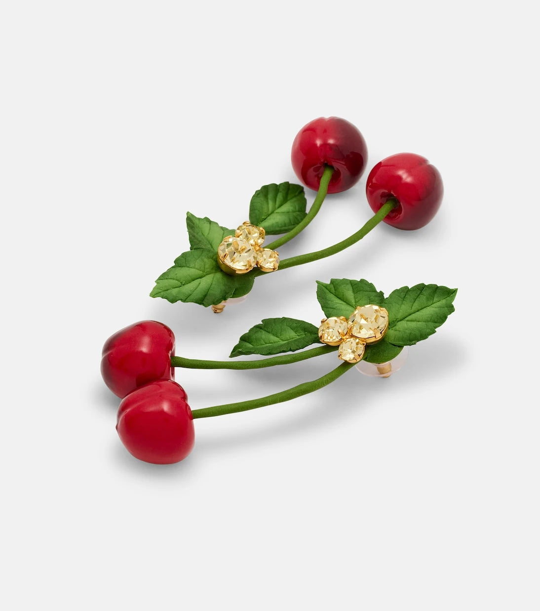 Jennifer Behr - Maraschino embellished drop earrings
