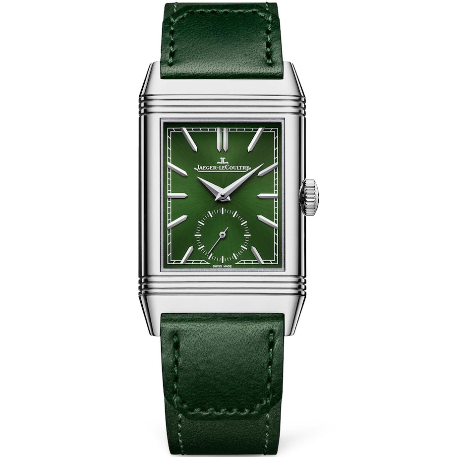 Stainless Steel Reverso Tribute Small Seconds Watch 27.4mm