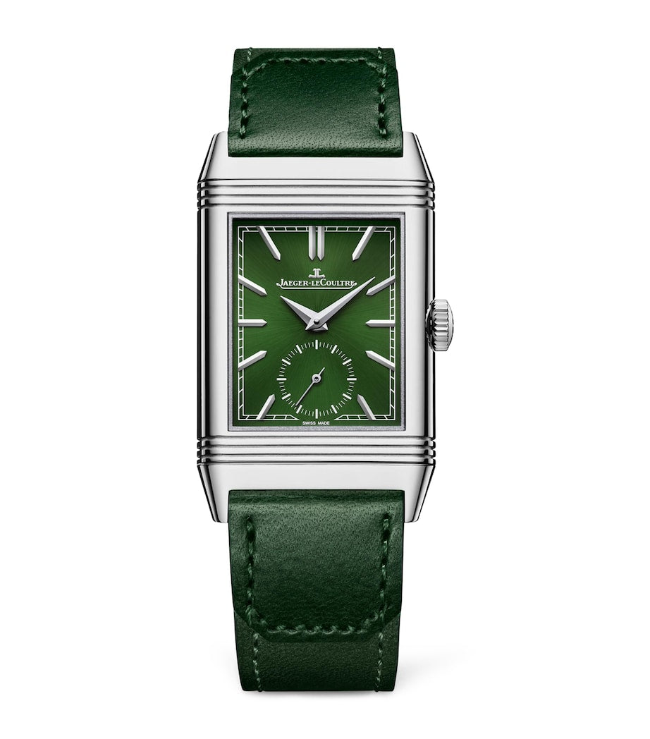 Stainless Steel Reverso Tribute Small Seconds Watch 27.4mm