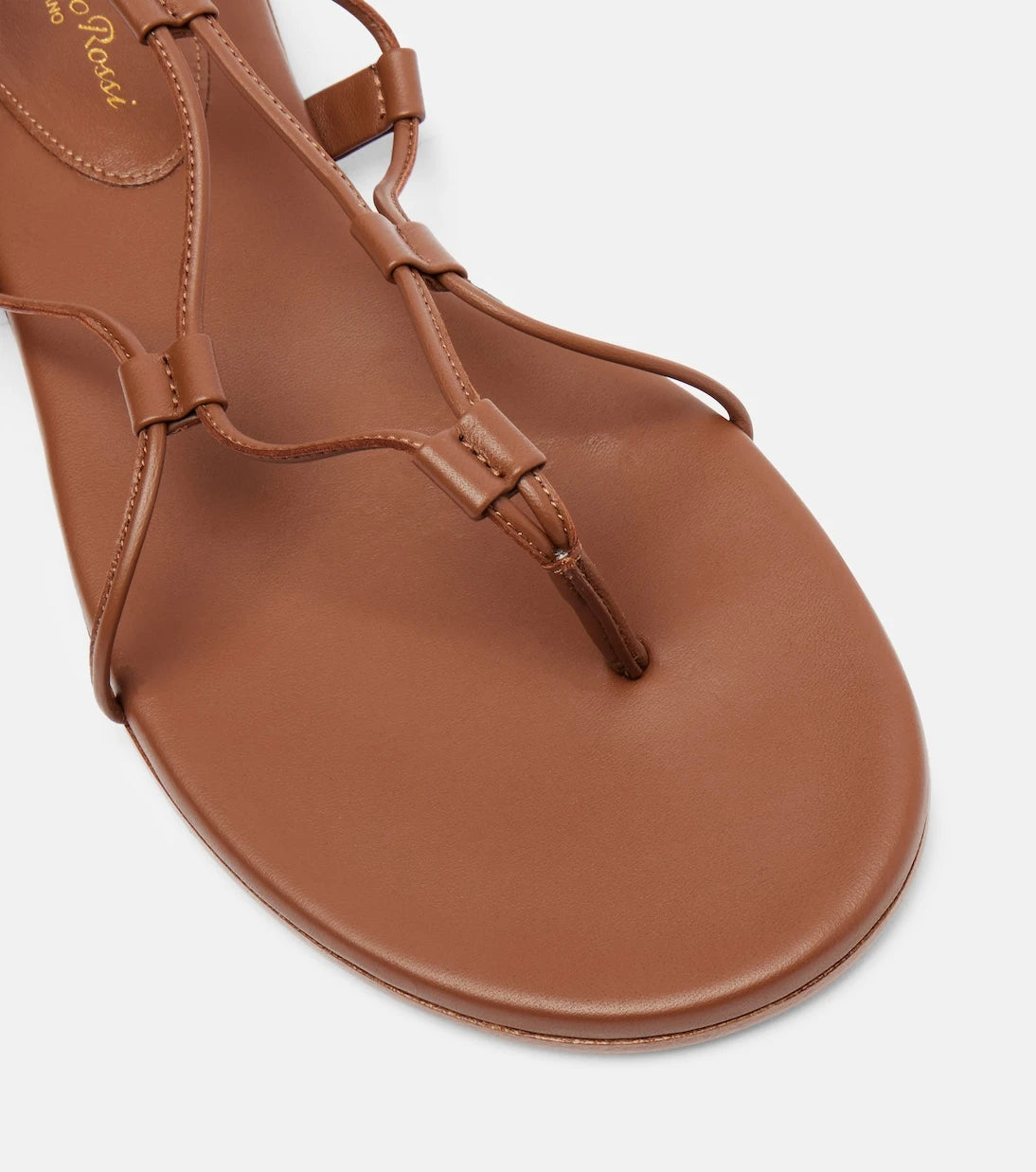Gianvito Rossi - Leather gladiator sandals