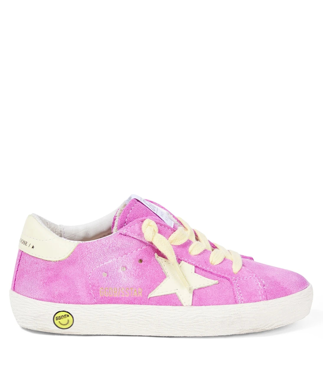 Golden Goose Kids - حذاء سنيكرز سوبر ستار من الشامواه للأطفال