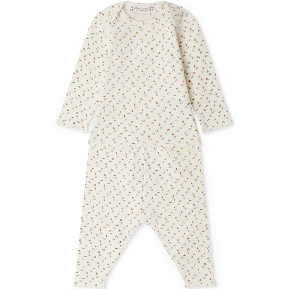 Bonpoint Printed Pyjama Set (1-18 Months)
